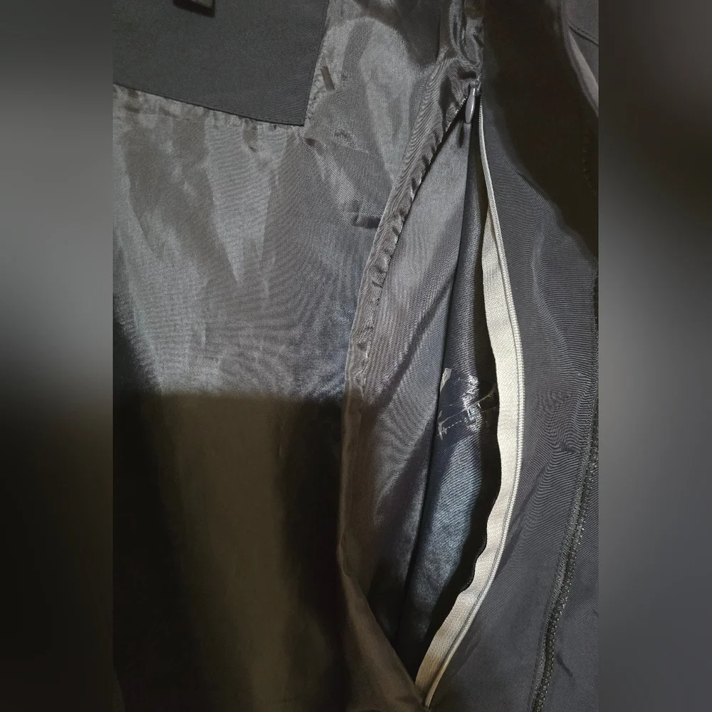 Men's XL Port Authority Cascade Waterproof Hooded Jacket Raincoat Parka Black - Picture 12 of 16